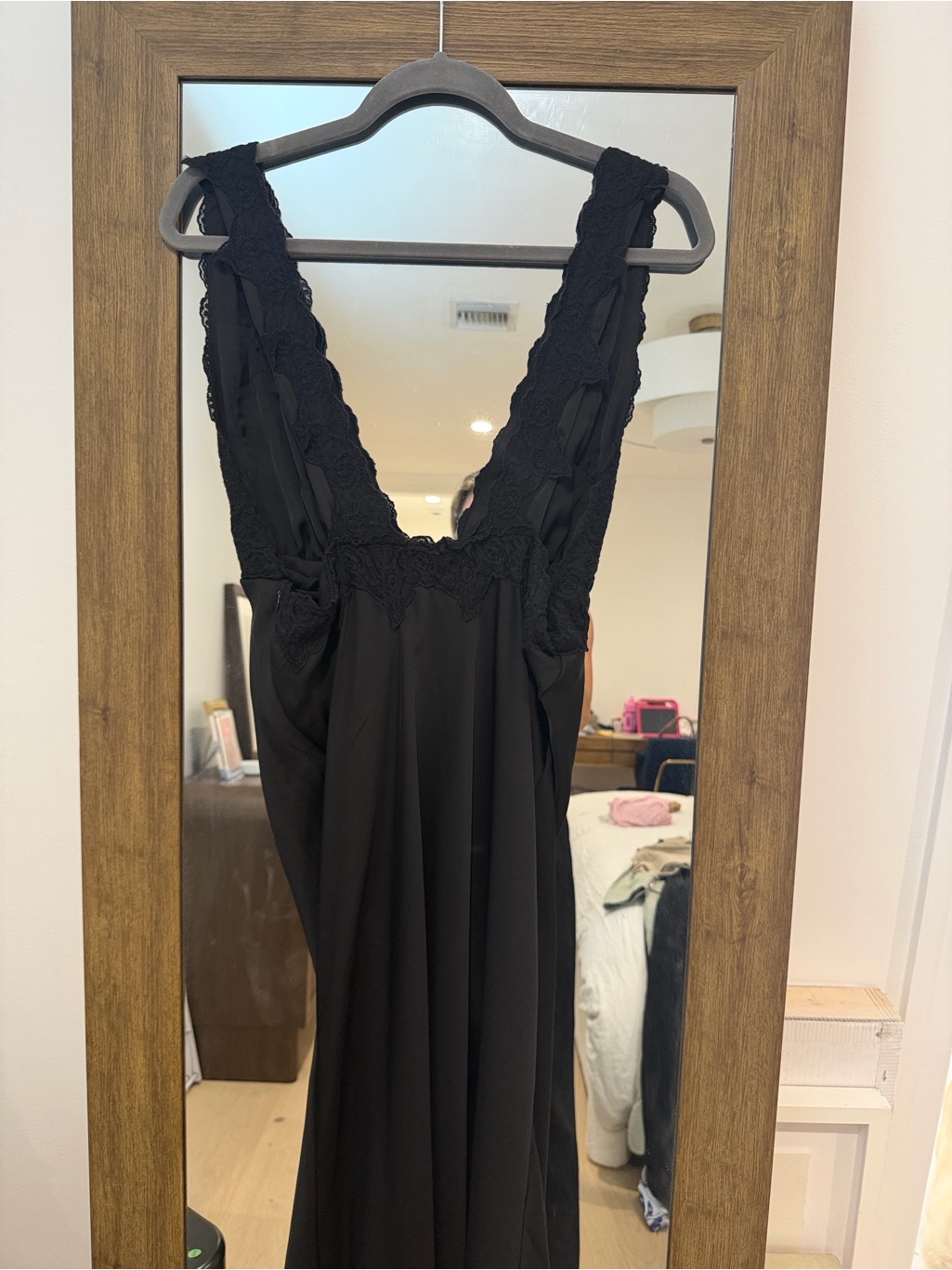 Rumored Venice Silk Maxi Dress Sz L — image 5 of 6